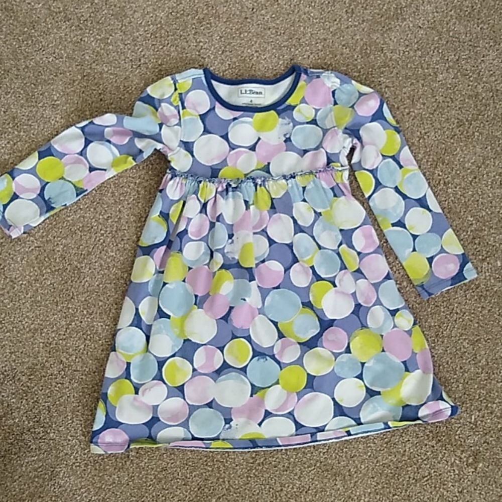 LLBean Girls spring dress